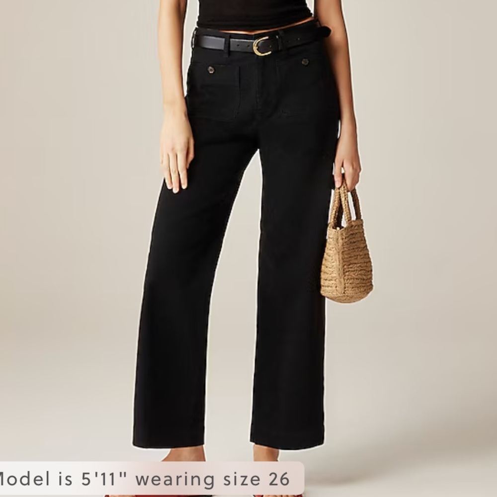J. Crew Tall Sailor slim wide-leg chino pant